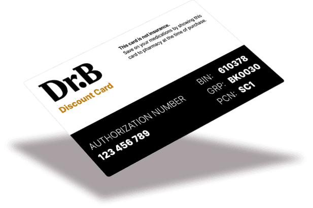 Dr. B discount card