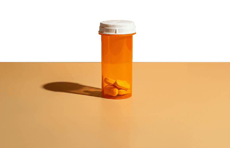 A pill bottle